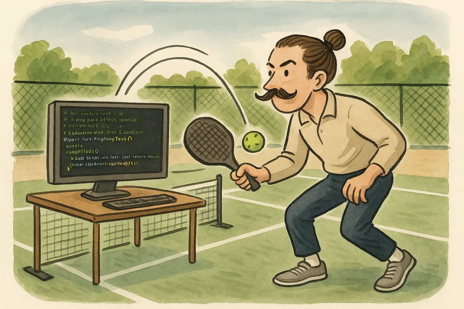 Cover Image for Code Talk: How the Pickleball Text Effect Was Created on My Website